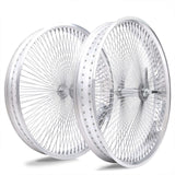 Tracer WH-TR9529140 29"x4"x13Gx140H Aluminum Polish FAT Rims Wheel Set.