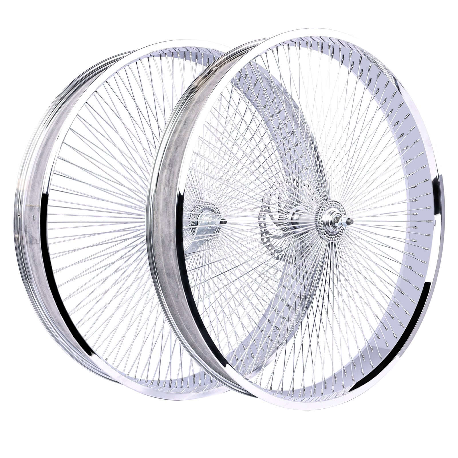 Green Bicycle Spoke Reflectors – 5-Inch Wheel Reflector Set For Lowrider, BMX, MTB