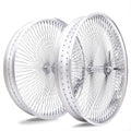 Tracer WH-TR9526140 26"x4"x13Gx140H Aluminum Polish FAT Rims Wheel Set.