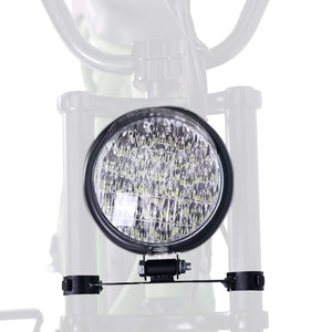 Faro LED vintage cromado clásico Tracer LG-FN-310-48 de 12 V a 48 V para bicicleta eléctrica