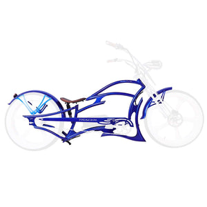 Tracer FM-RAPTOR Ebike Frame 26inch stretch chopper for single speed/7 speed