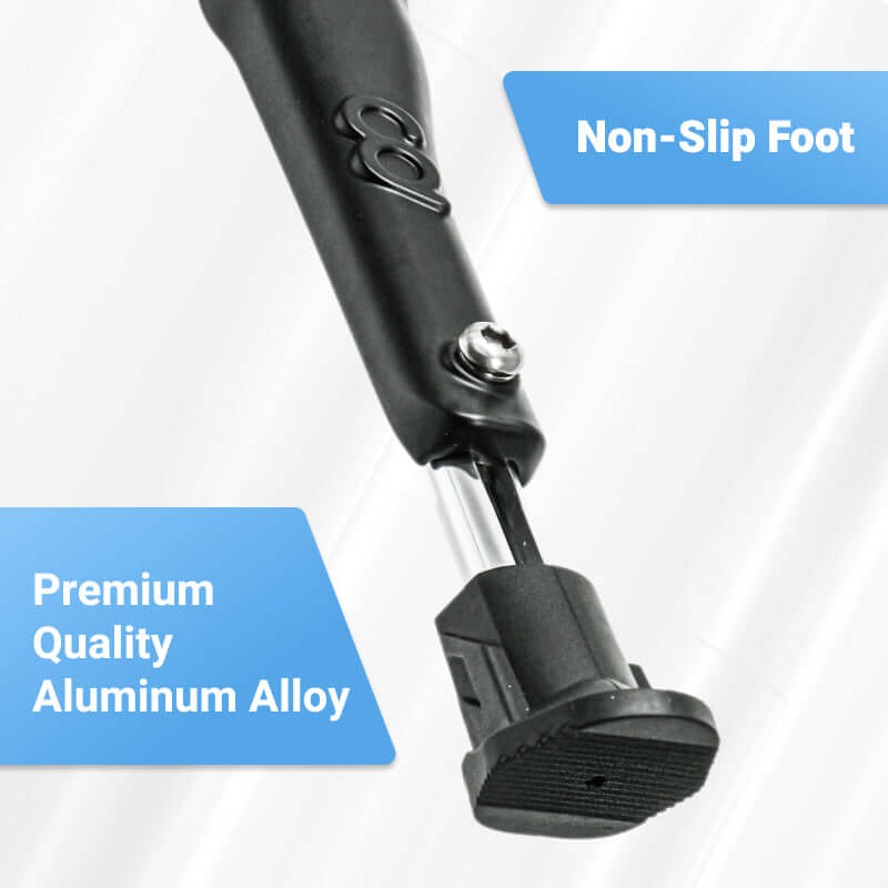 Adjustable Bicycle Kickstand for Stretch Bikes Chopper Bikes