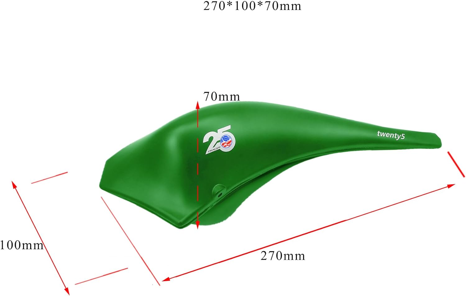 Tracer FM-Twenty5 E-Bike 26" Stretch Cruiser Steel Frame and Chain Guard for 26" x3.0, 4.0 Tire