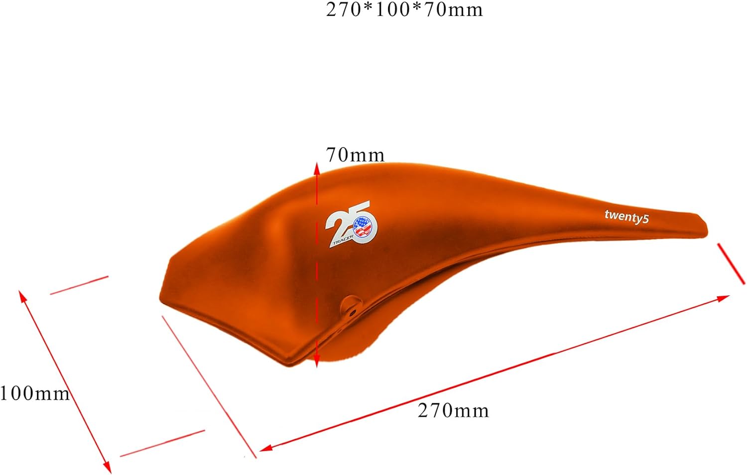 Tracer FM-Twenty5 E-Bike 26" Stretch Cruiser Steel Frame and Chain Guard for 26" x3.0, 4.0 Tire