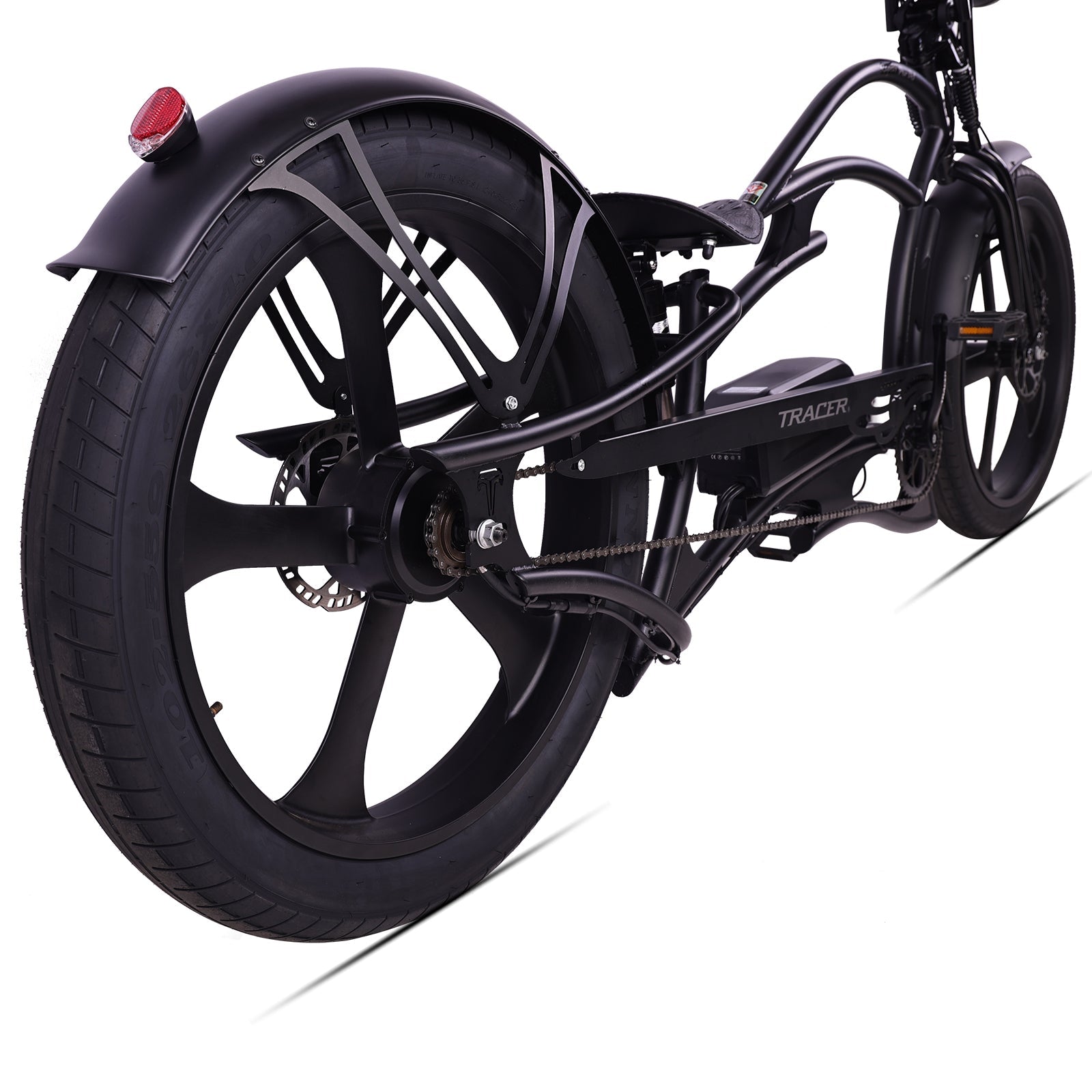 Raptor Pro DS 800W Stretch Cruiser Electric Bike - Tracer Bikes