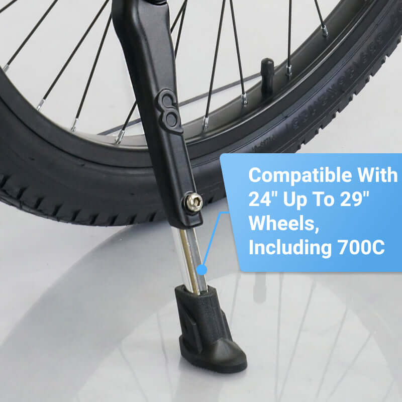 Adjustable Bicycle Kickstand for Stretch Bikes Chopper Bikes
