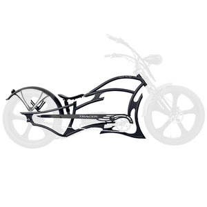Tracer FM-RAPTOR Ebike Frame 26inch stretch chopper for single speed/7 speed