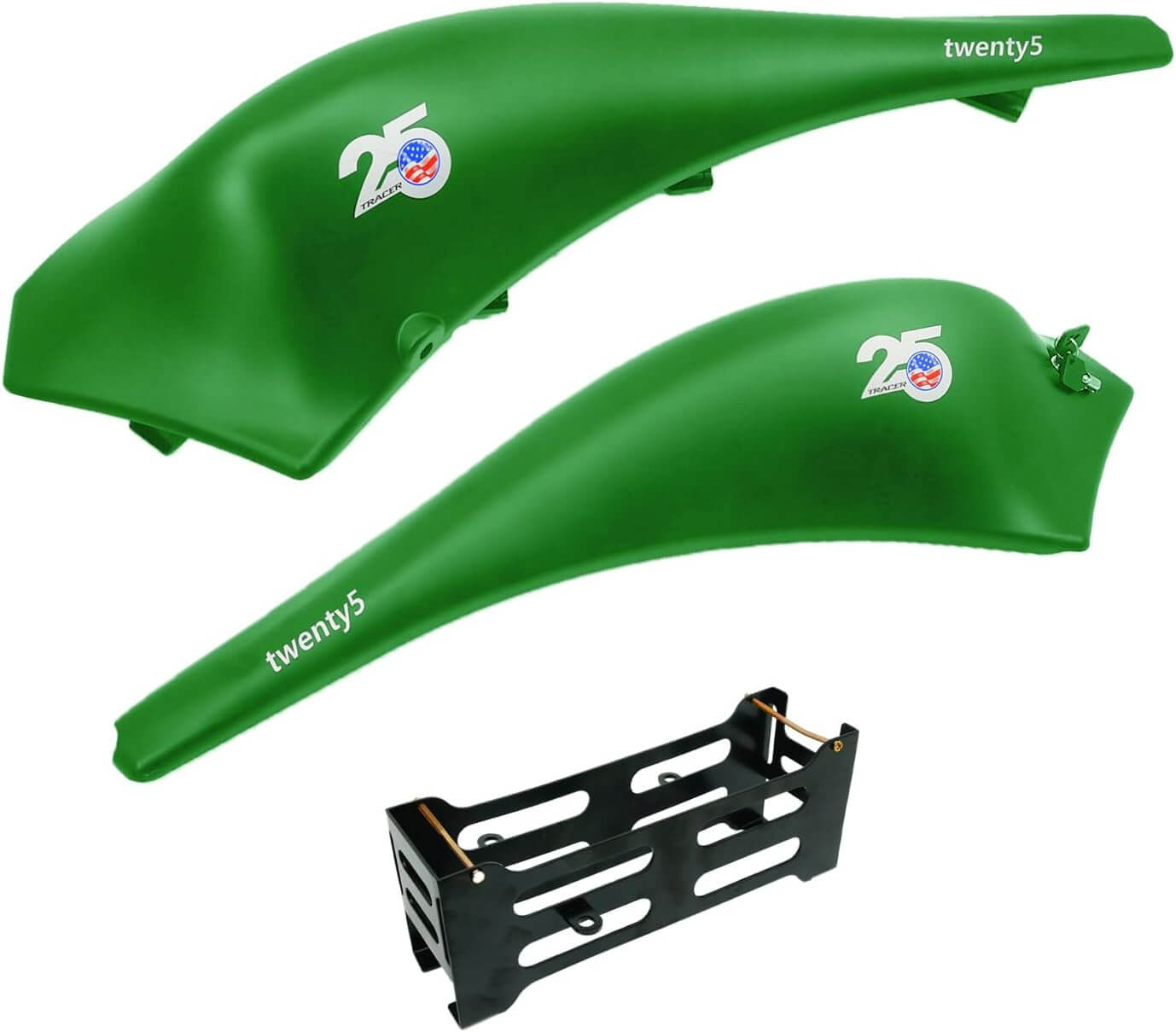 Tracer FM-Twenty5 E-Bike 26" Stretch Cruiser Steel Frame and Chain Guard for 26" x3.0, 4.0 Tire