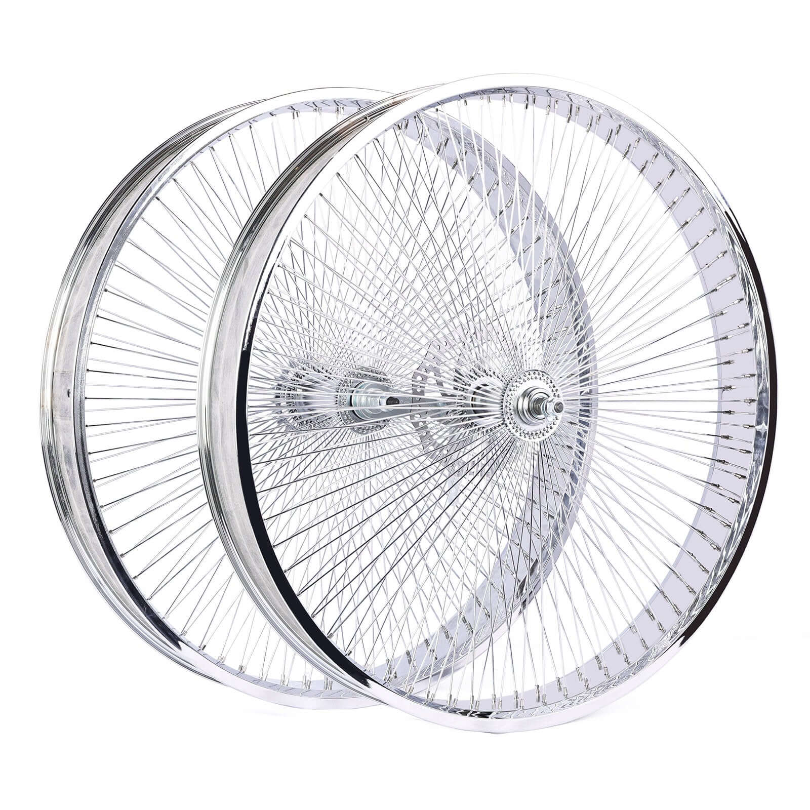 lowrider bicycle mirrors Micargi 29" x 3" Fat Bike Chrome Rim Wheel Set – Coaster Brake