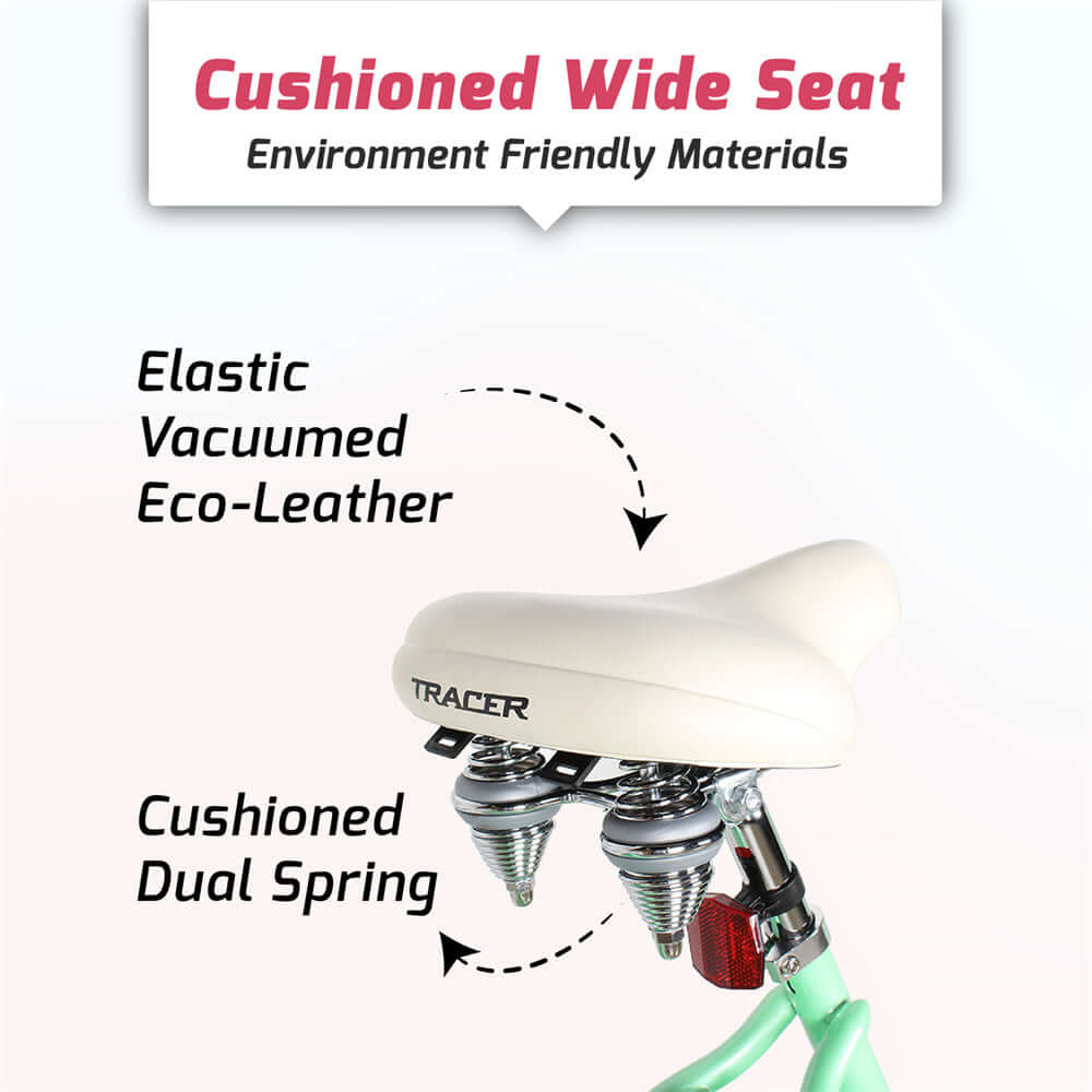 Tracer AVERA-F 26" Beach Cruiser Bikes Single Speed for Women.