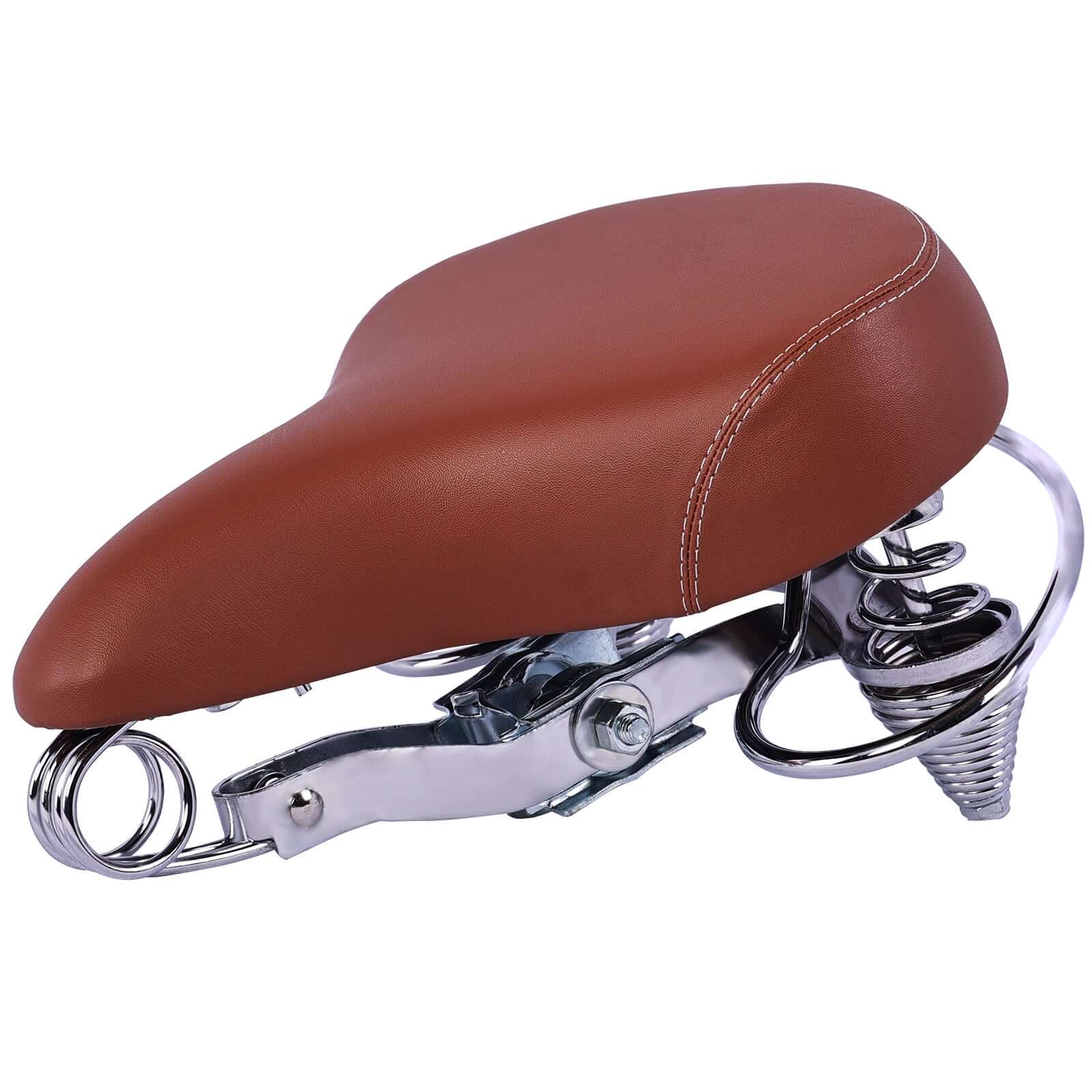 SD-AF-8280 Lowrider Beach Cruiser Chopper Bike Saddle Orange
