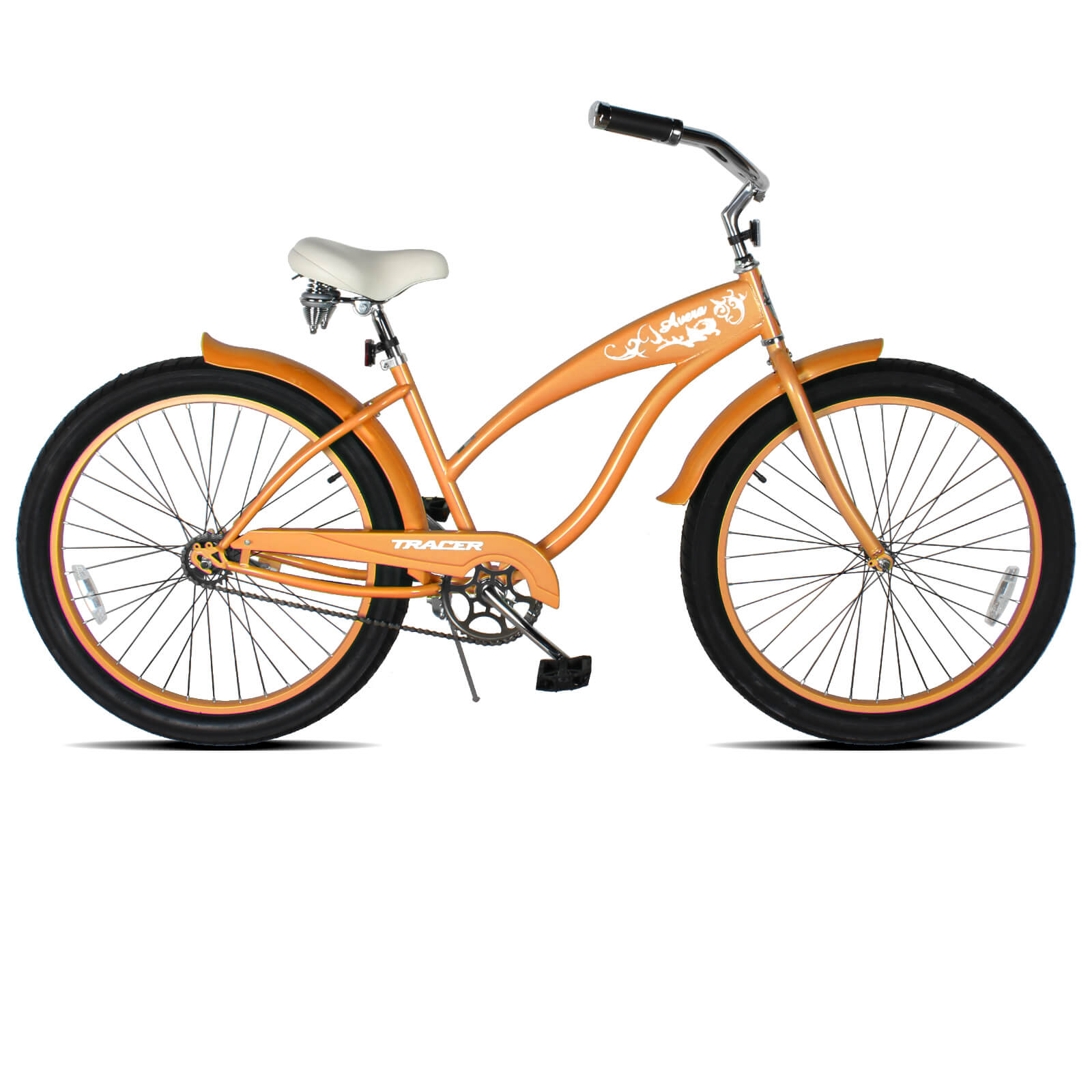 orange womens bicycle Tracer Avera Female Single-Speed 26