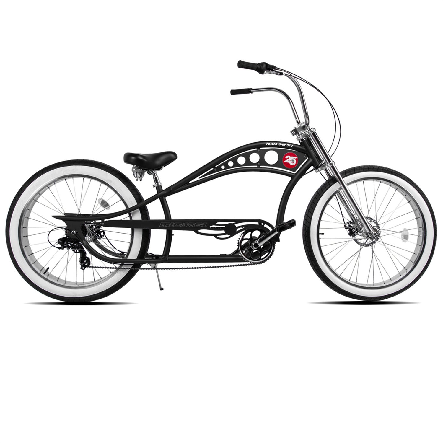 Tracer Arcadia GT7 26” Chopper Cruiser Stretch Bike