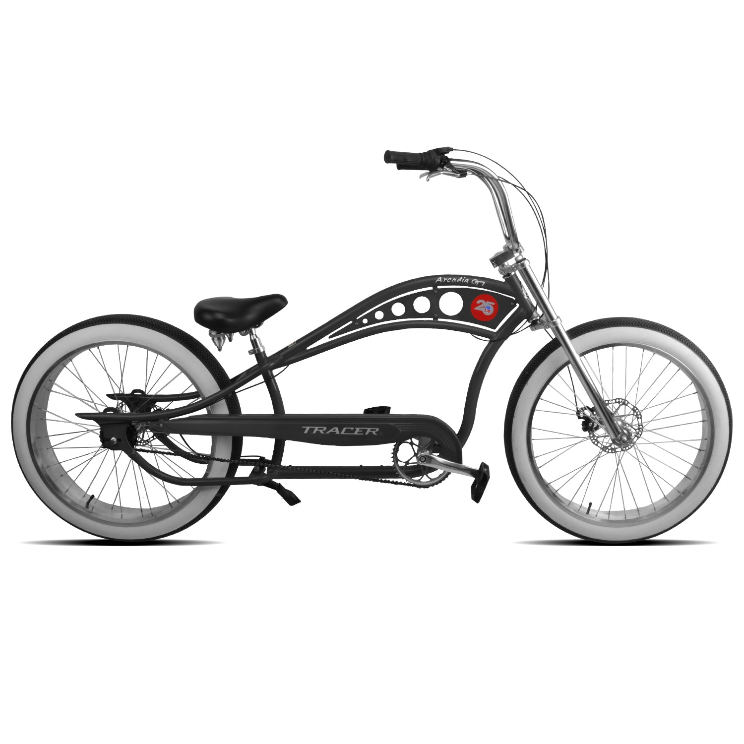 Tracer Arcadia GT7 26” Chopper Cruiser Stretch Bike 7 Speed
