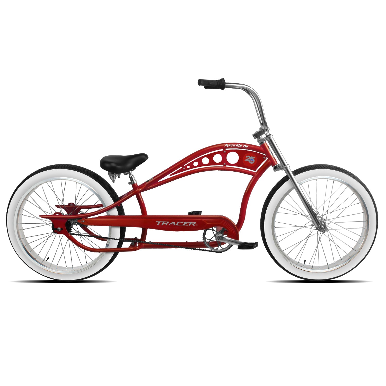 Tracer Arcadia GT Chopper Cruiser Bike 1 Speed