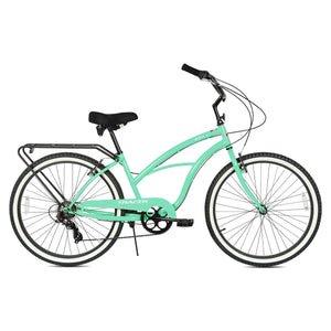 Tracer BORA-7-F 26" Beach Cruiser Bikes 7-Speed for Women