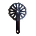 Crank Set CS-HDL-L105 1/2/*3/32*40T, Crank 170MM , Alloy Black 9/16 Pedal Hold For 7-SP ( For Avalon 7) )