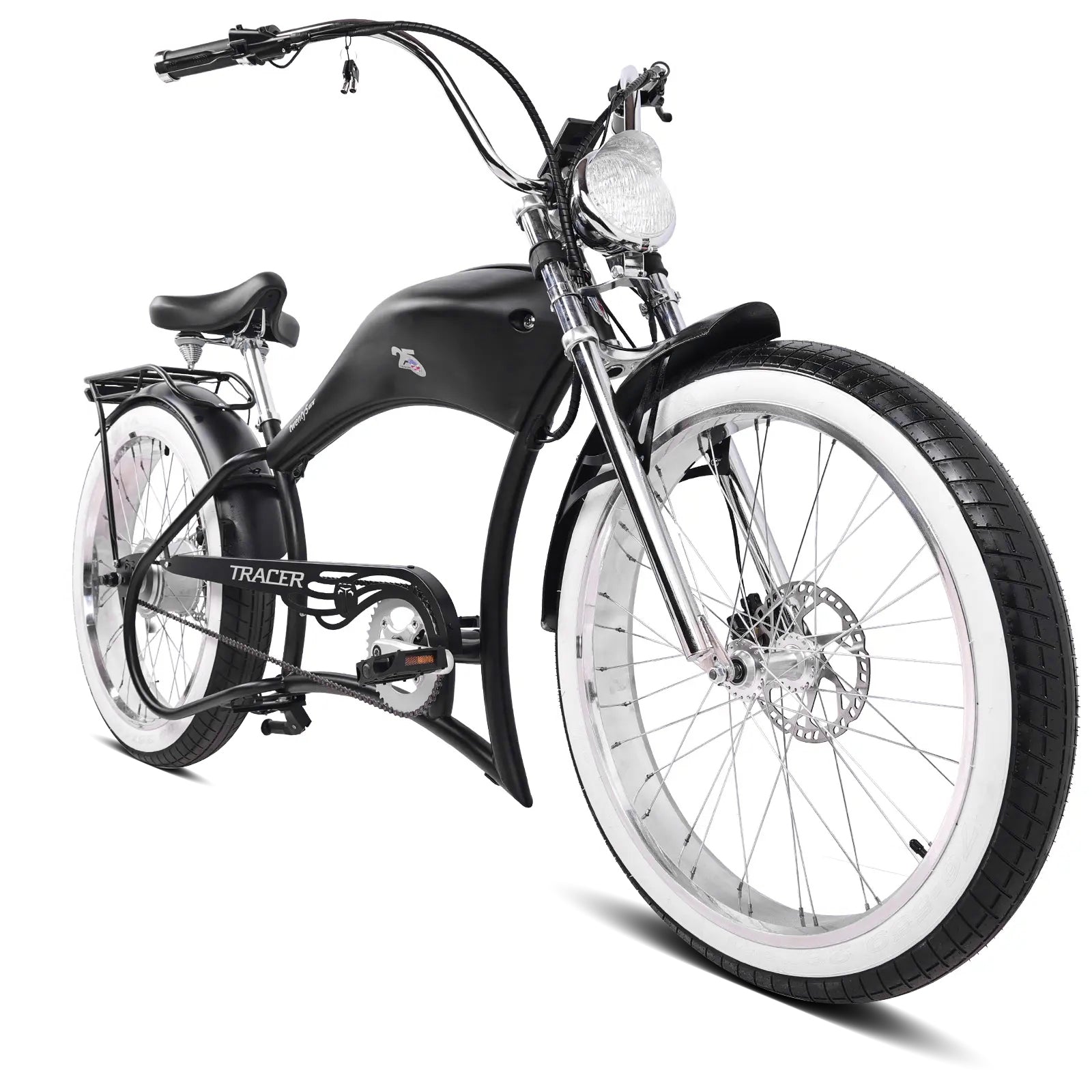 Twenty5 800W Chopper Stretch Cruiser Ebike