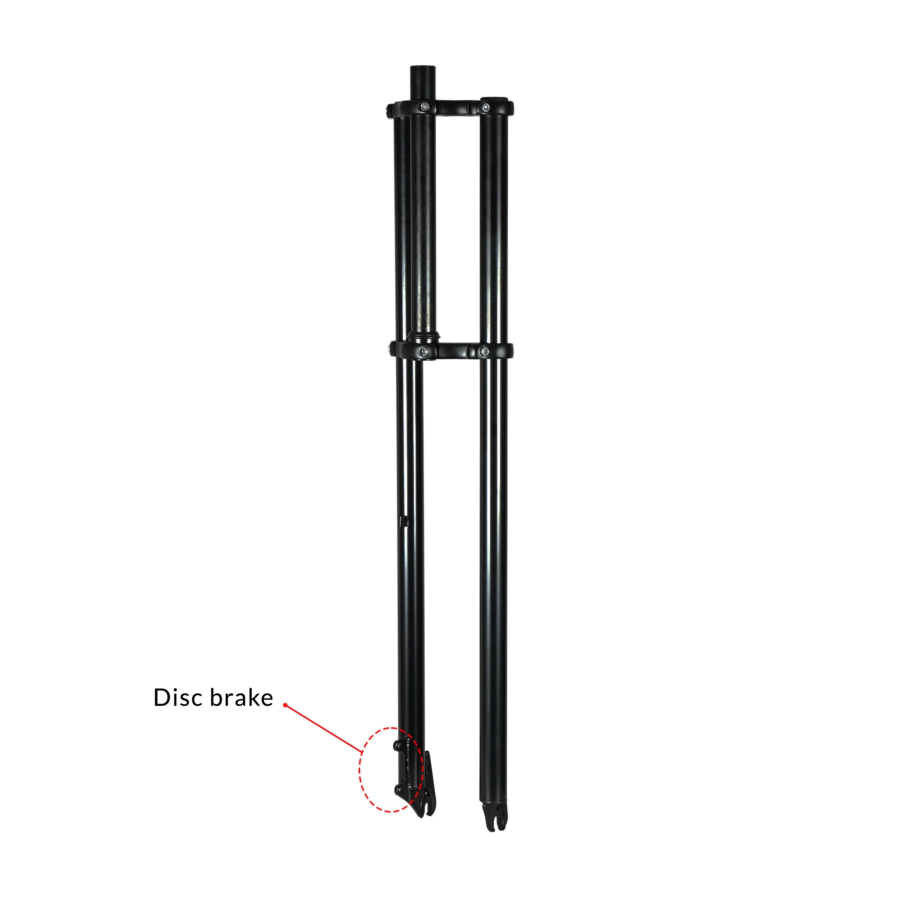 Tracer FK-TP80300102D Triple Tree Fork 1"( 25.4mm) Steerer Diameter for Disc Brake