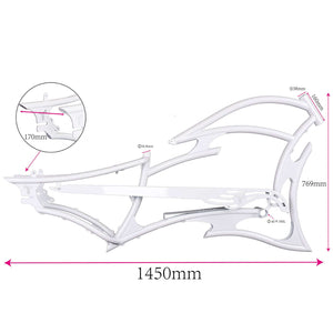 Tracer FM-RAPTOR Ebike Frame 26inch stretch chopper for single speed/7 speed