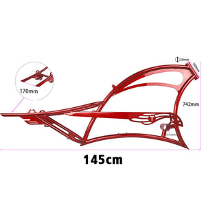 Tracer FM-Scorpion Pro DTS 26" Stretch Chopper Cruiser Over Size Steel Frame Tracer Bikes