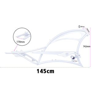 Tracer FM-Scorpion Pro DTS 26" Stretch Chopper Cruiser Over Size Steel Frame Tracer Bikes