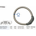Tonyon TY437 Heavy-Duty Key Lock Steel Cable 1000mm Tracer Bikes