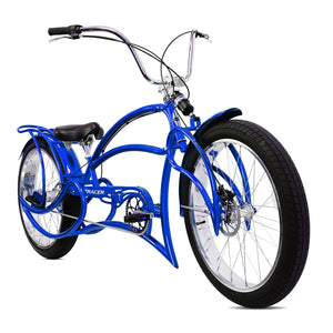 Tracer Leopard 3i Pro Vintage Stretch Beach Cruiser Bike Internal 3-Speed Tracer Bikes