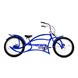 Tracer Leopard 3i Pro Vintage Stretch Beach Cruiser Bike Internal 3-Speed Tracer Bikes
