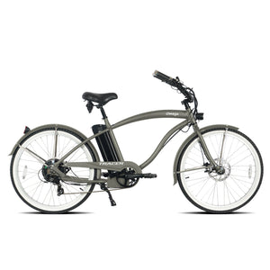 Tracer OMEGA 500W 26" 7 Speed Electric Beach Cruiser Bike for Men Tracer Bikes