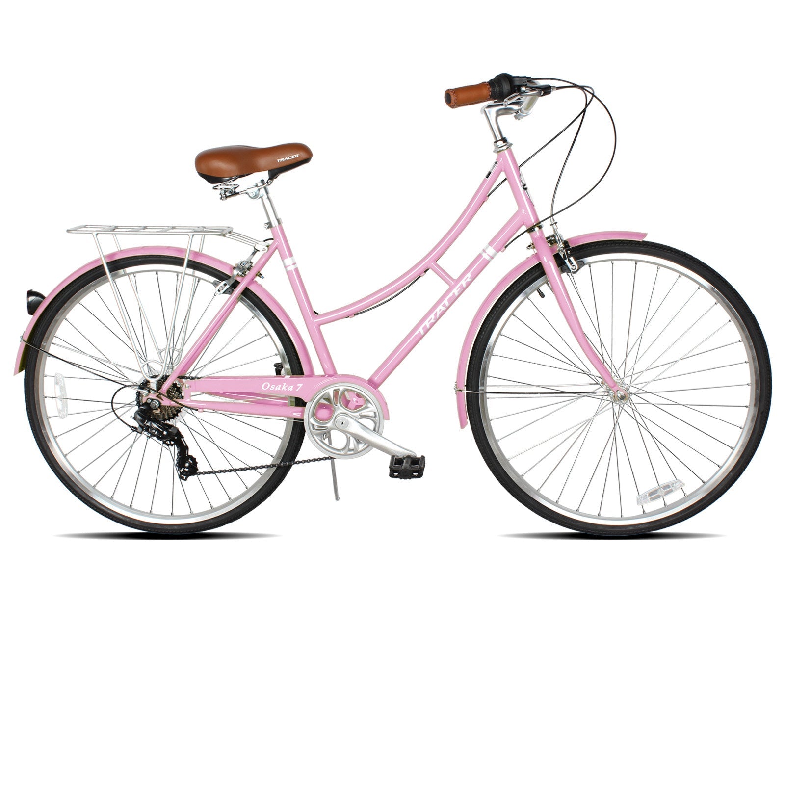 Tracer Osaka 700C 7 Speed Hybrid City Bikes for Women