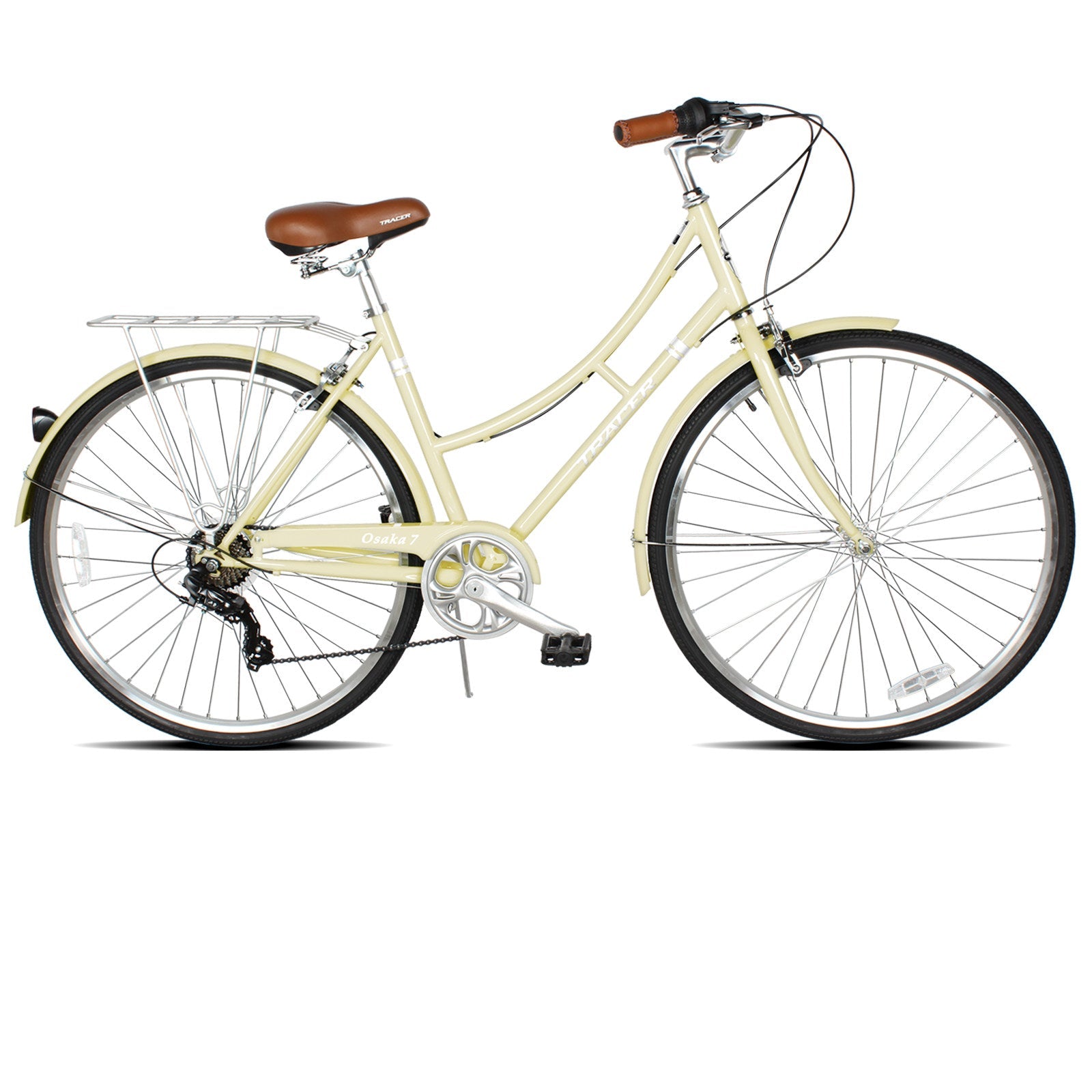 Tracer Osaka 700C 7 Speed Hybrid City Bikes for Women