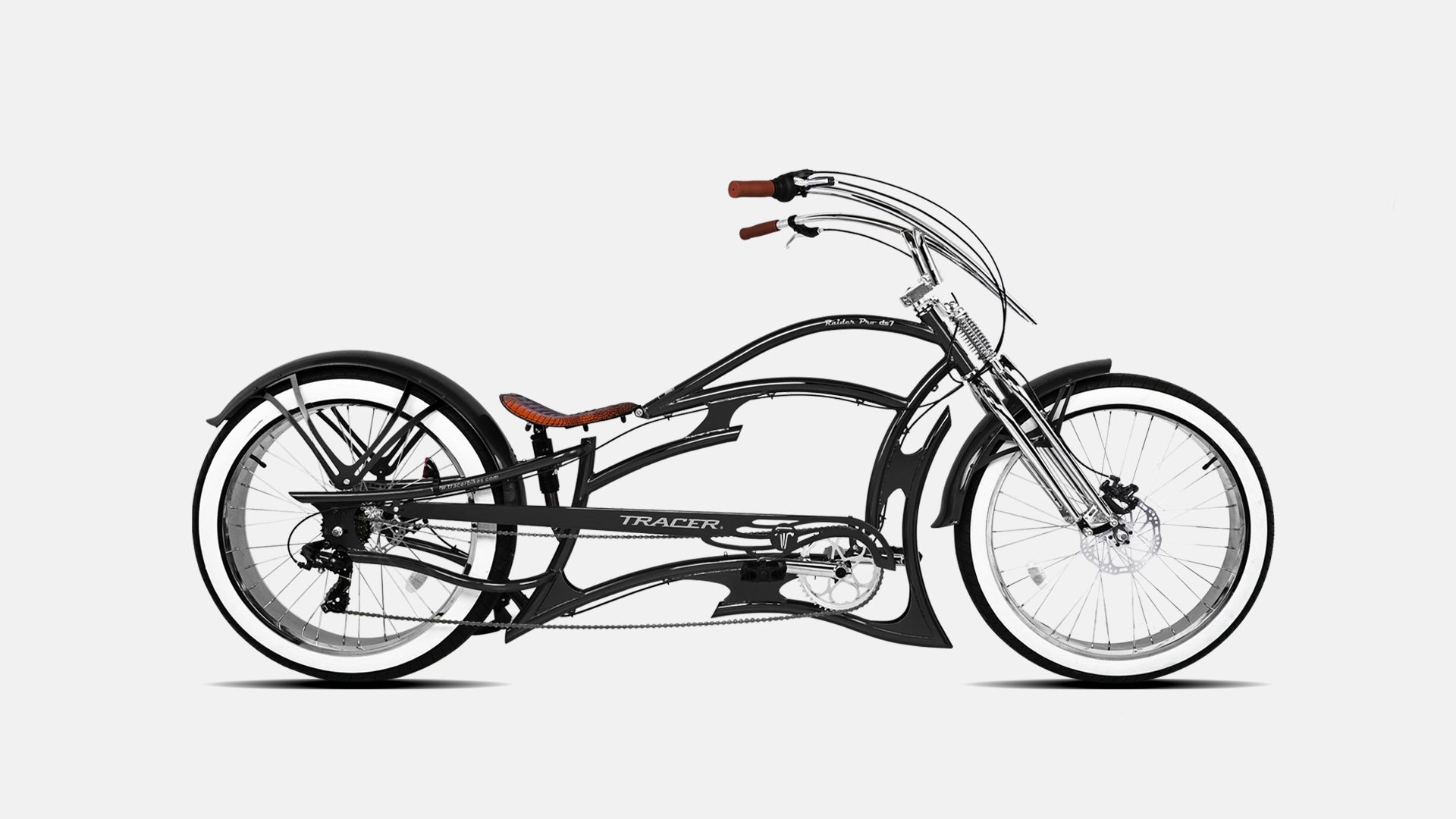 Raider Pro DS7 Stretch Chopper Cruiser Bike Tracer Bikes