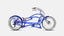 Raider Pro DS7 Stretch Chopper Cruiser Bike Tracer Bikes