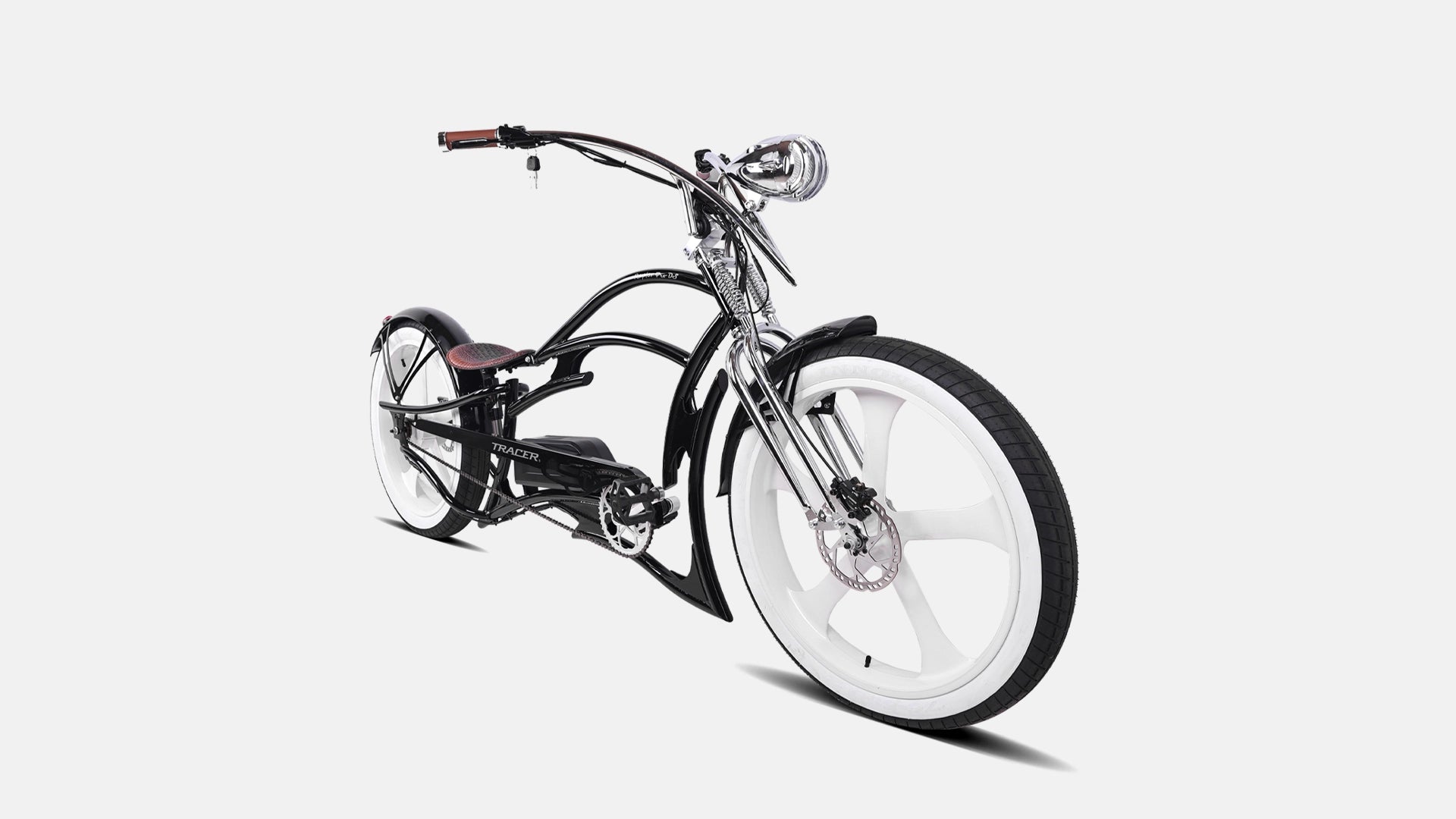 Raptor Pro DS 800W Stretch Cruiser Ebike Tracer Bikes