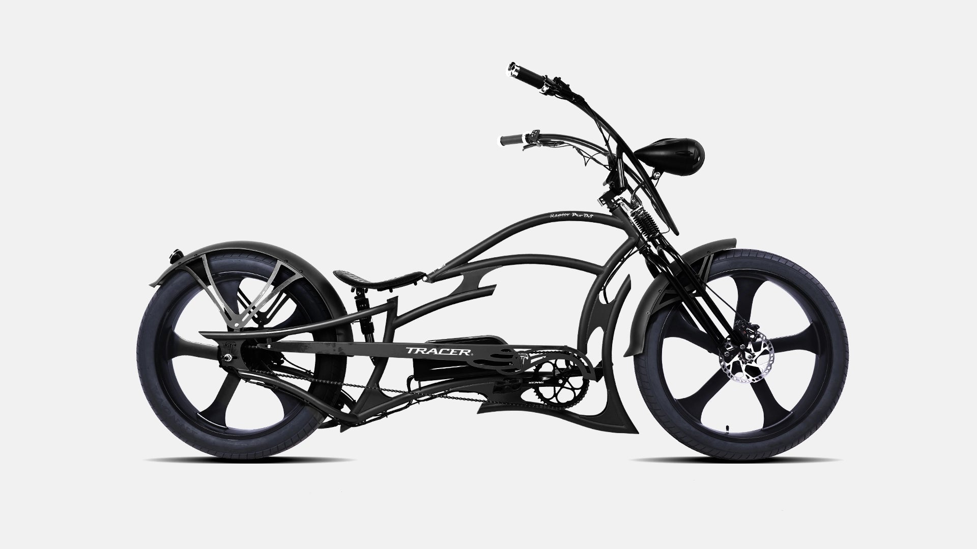 Raptor Pro DS 800W Stretch Cruiser Ebike Tracer Bikes
