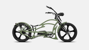 Raptor Pro DS 800W Stretch Cruiser Ebike Tracer Bikes