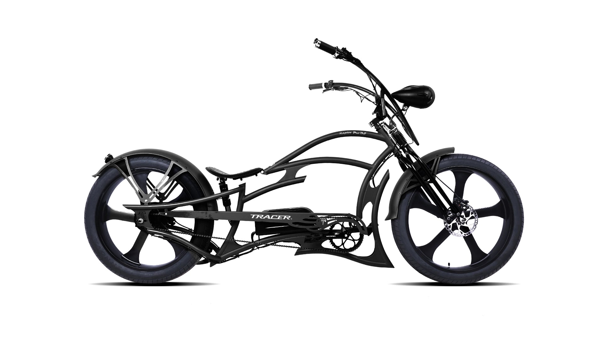 Raptor Pro DS 800W Stretch Cruiser Ebike Tracer Bikes