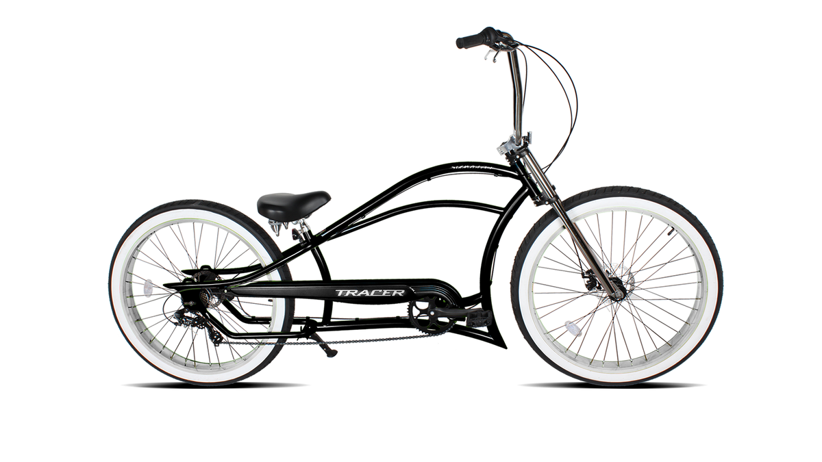 Tracer SIENA GT-7 29" Chopper Stretch Cruiser Fat Tire Bikes 7-Speed Tracer Bikes