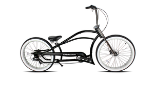 Tracer SIENA GT-7 29" Chopper Stretch Cruiser Fat Tire Bikes 7-Speed Tracer Bikes
