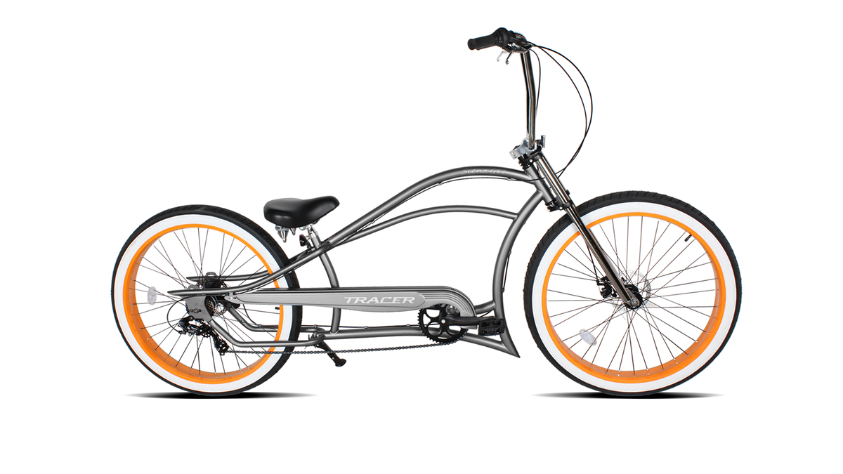 Tracer SIENA GT-7 29" Chopper Stretch Cruiser Fat Tire Bikes 7-Speed Tracer Bikes