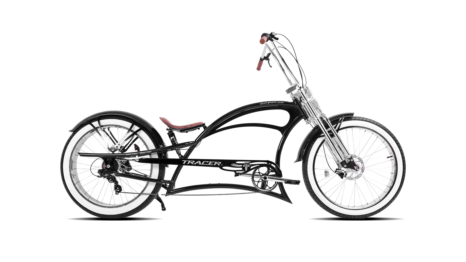 Scorpion GTS 7 Speed Stretch Crusier Bicycle Tracer Bikes