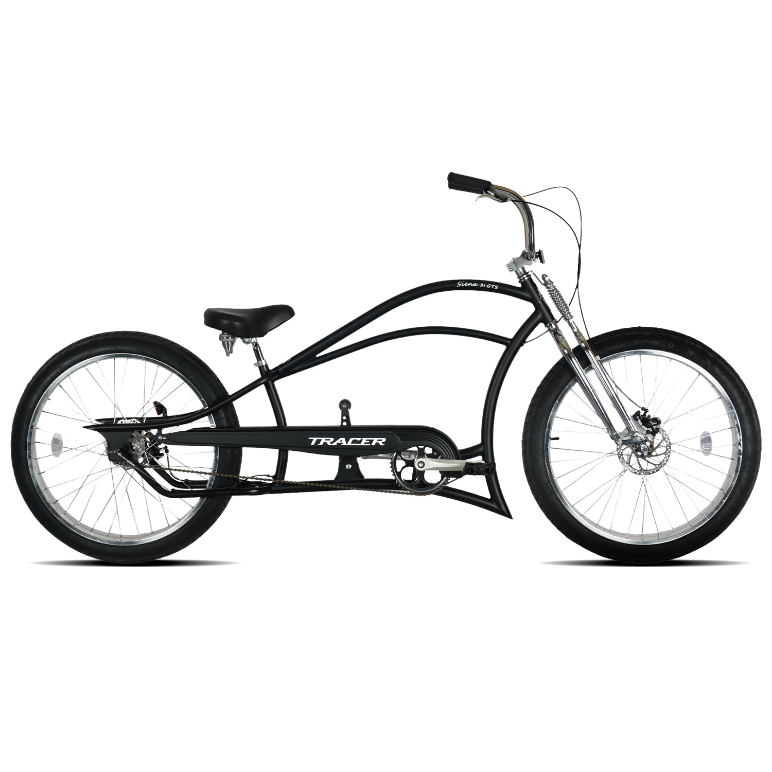 Tracer SIENA GTS 3i Internal 3-Speed Classical Stretch Beach Cruiser bikes w/ Shifting Rod.