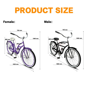 Tracer TAHA 26" Beach Cruiser Bikes 1 & 7 Speed for Men Tracer Bikes
