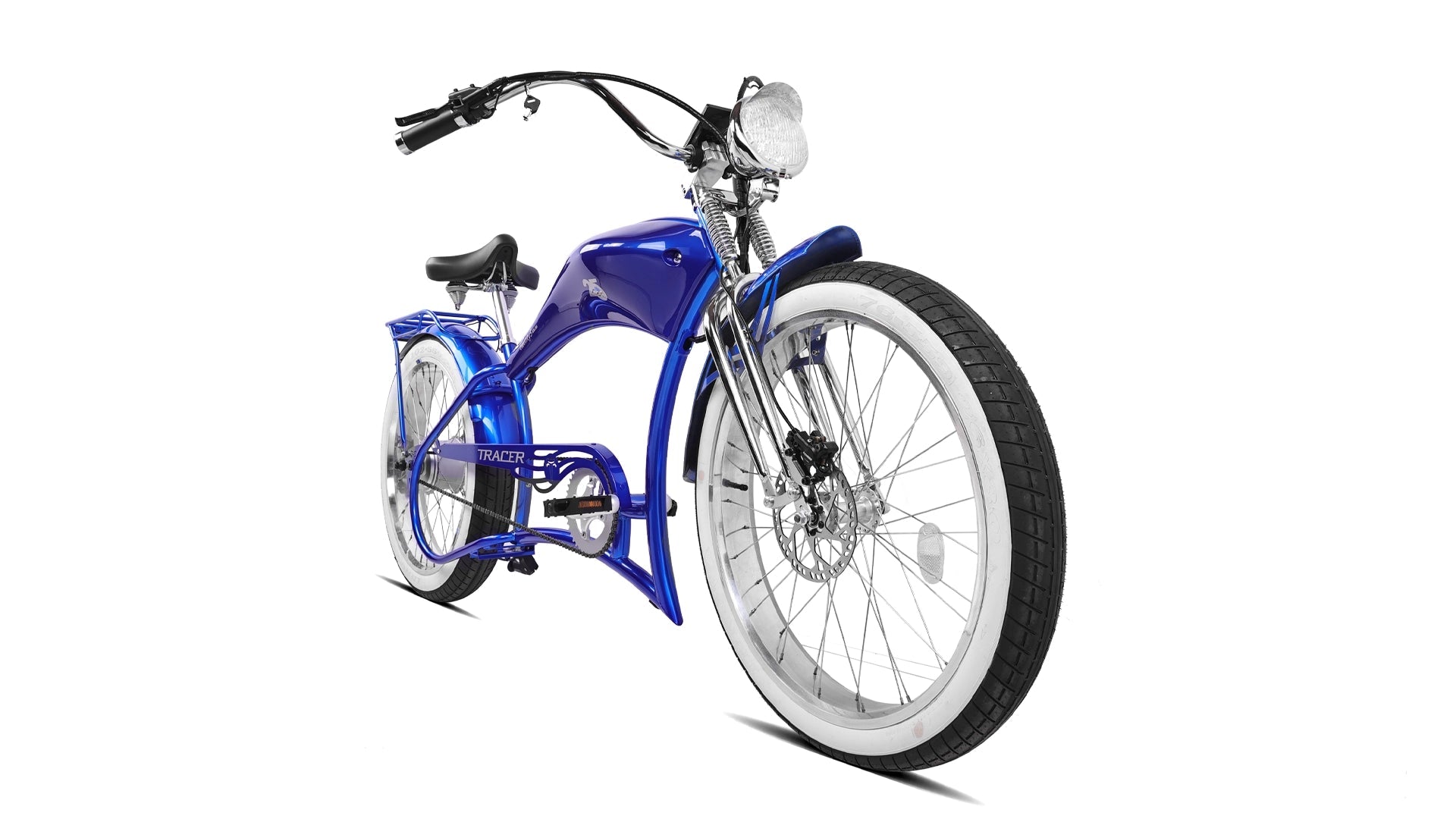 Twenty5 800W Chopper Stretch Cruiser Ebike Tracer Bikes