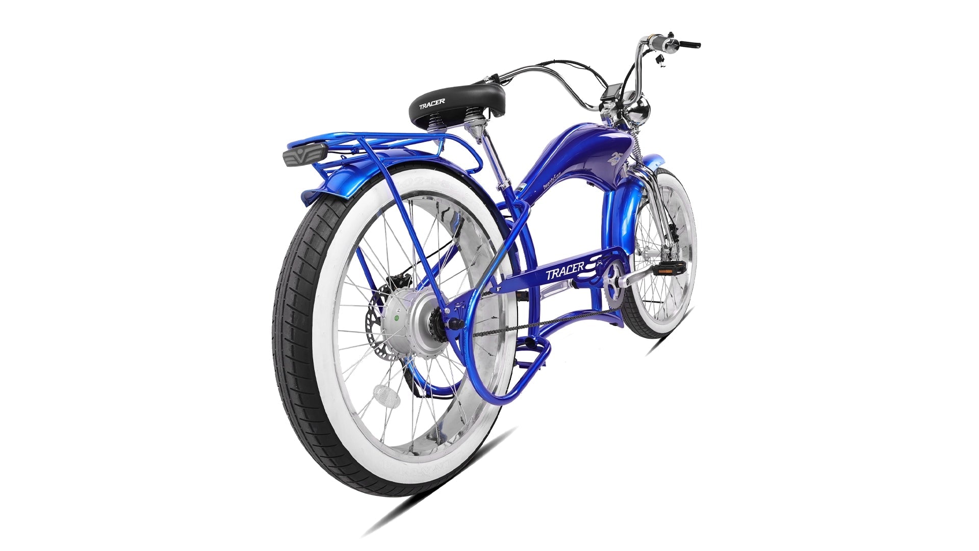 Twenty5 800W Chopper Stretch Cruiser Ebike Tracer Bikes