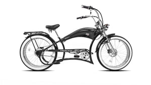 Twenty5 800W Chopper Stretch Cruiser Ebike Tracer Bikes