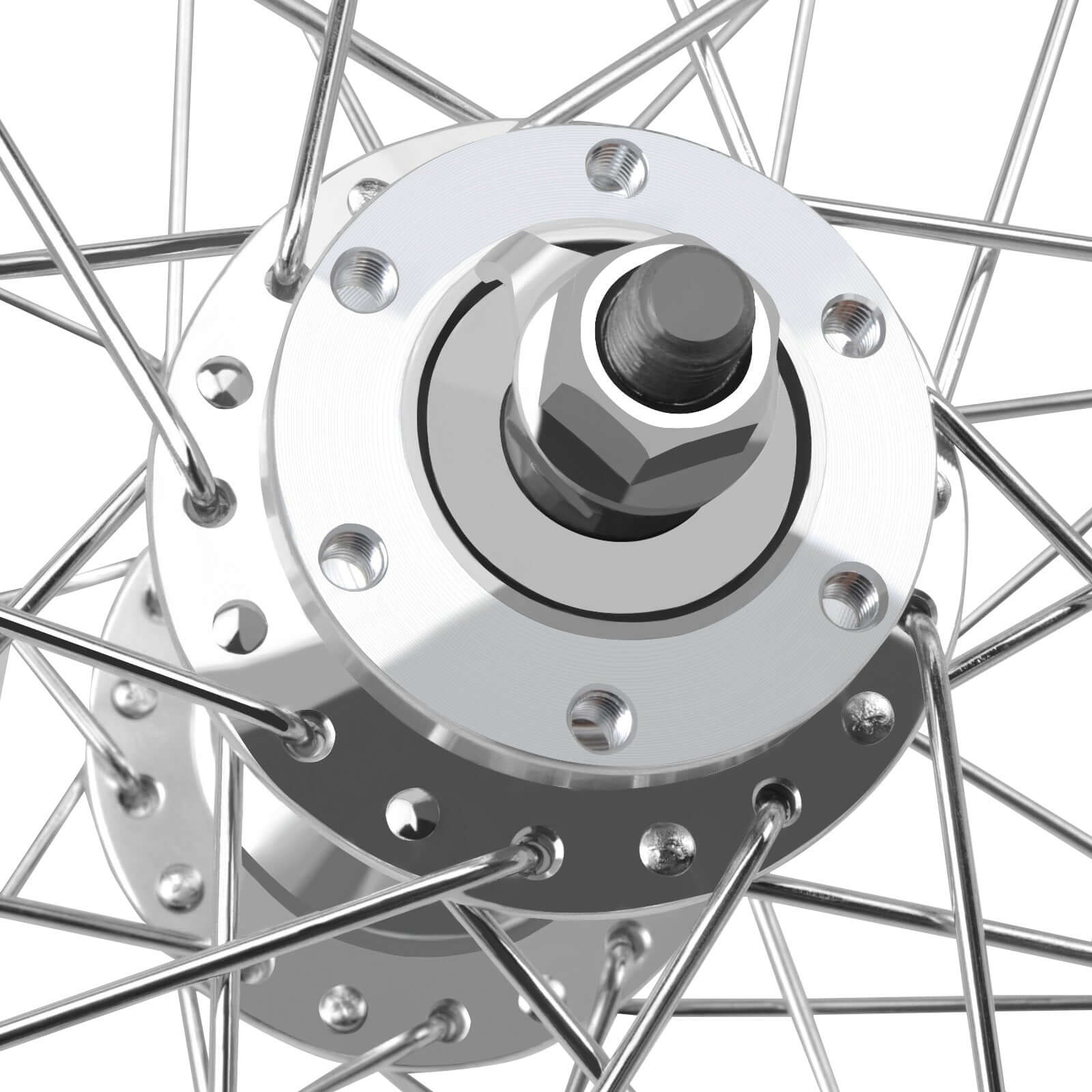 Tracer 26"x3"x13Gx36H Wheel Set for 26"x3.0,4.0 tire, Alloy FAT Rims Font wheel DISC BRAKE, 26"x3"x36Hx13Gx135x175mm