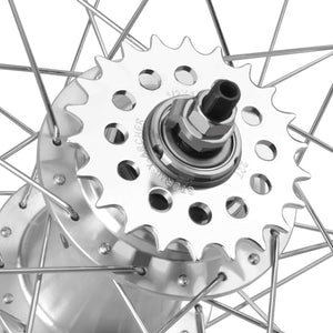 Tracer 26"x3"x13Gx36H Wheel Set for 26"x3.0,4.0 tire, Alloy FAT Rims Font wheel DISC BRAKE, 26"x3"x36Hx13Gx135x175mm