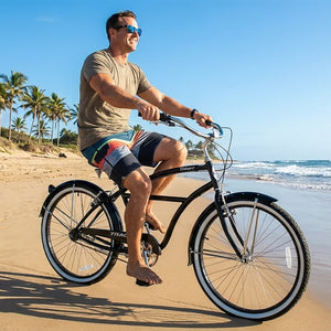 Tracer TAHA 26" Beach Cruiser Bikes 1 & 7 Speed for Men Tracer Bikes